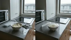 冷ご飯がパサつくのは“老化”だった。氷ひとつでふっくら戻すレンジの段取り